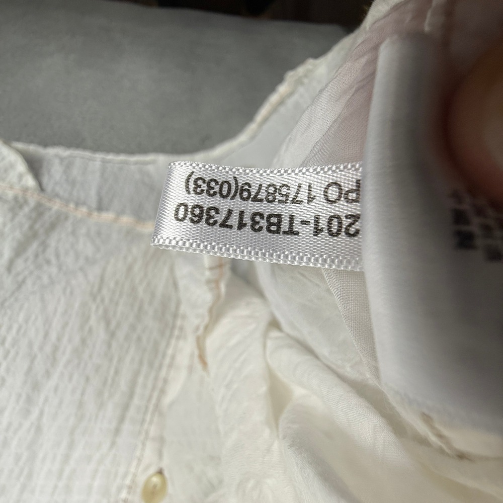 Tommy Bahama White Cotton Spandex Short Sleeve‎ Button Up Shirt XXXL - Picture 5 of 11